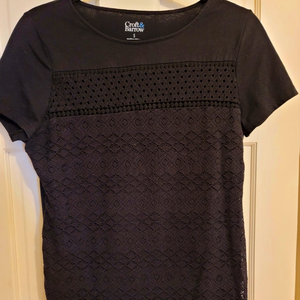Croft and Barrow black dress shirt
